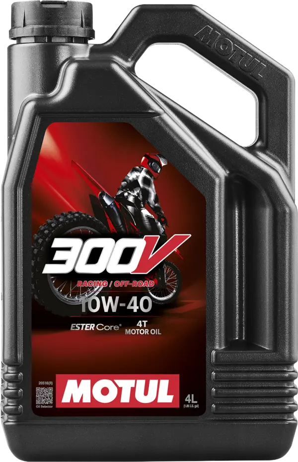 Huile motul 300v 4t factory line road racing 10w40 4 litres
